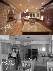 HighCraft Builders kitchen before and after