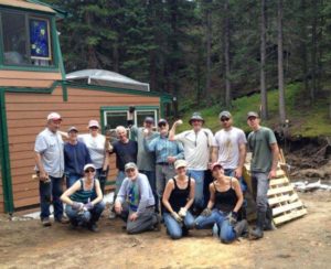 HighCraft volunteer crew with fort collins rotary club 2014