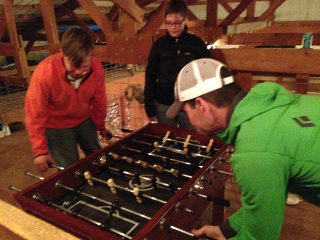 HighCraft Builders harvest party foosball