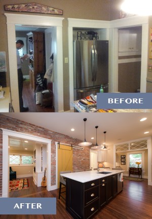 HighCraft Builders before and after old town kitchen remodel