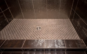 poured-tile-shower-pan-metallic-tile