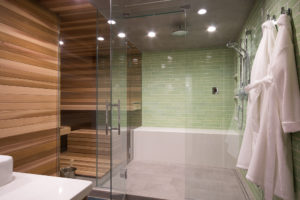 sauna and steam shower contractor build