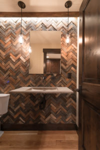 HighCraft Builders bathroom dark wood tile