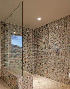 curbless shower master bathroom remodel