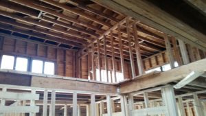 HighCraft Builders framed interior Ritter House Fort Collins remodel