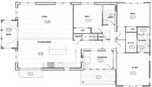 farmhouse open concept floorplan remodel