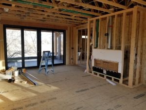 custom build new home lake loveland bedroom fireplace March 2019