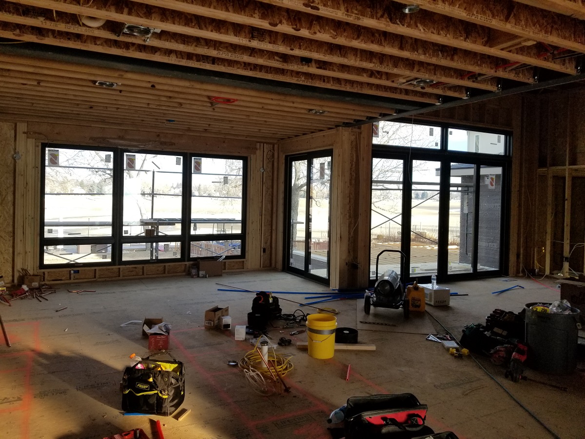 lake loveland new construction interior view March 2019