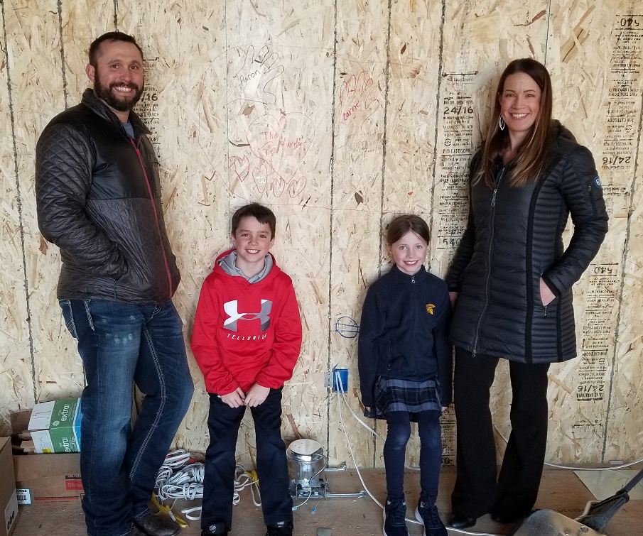 custom build new home lake loveland family March 2019