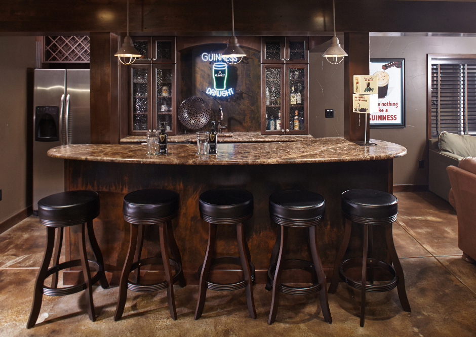 basement bar finish pub concept northern colorado