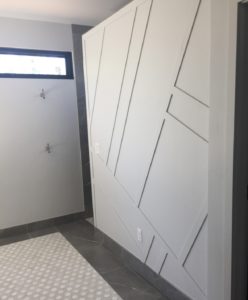 loveland new construction master bathroom accent wall June 2019