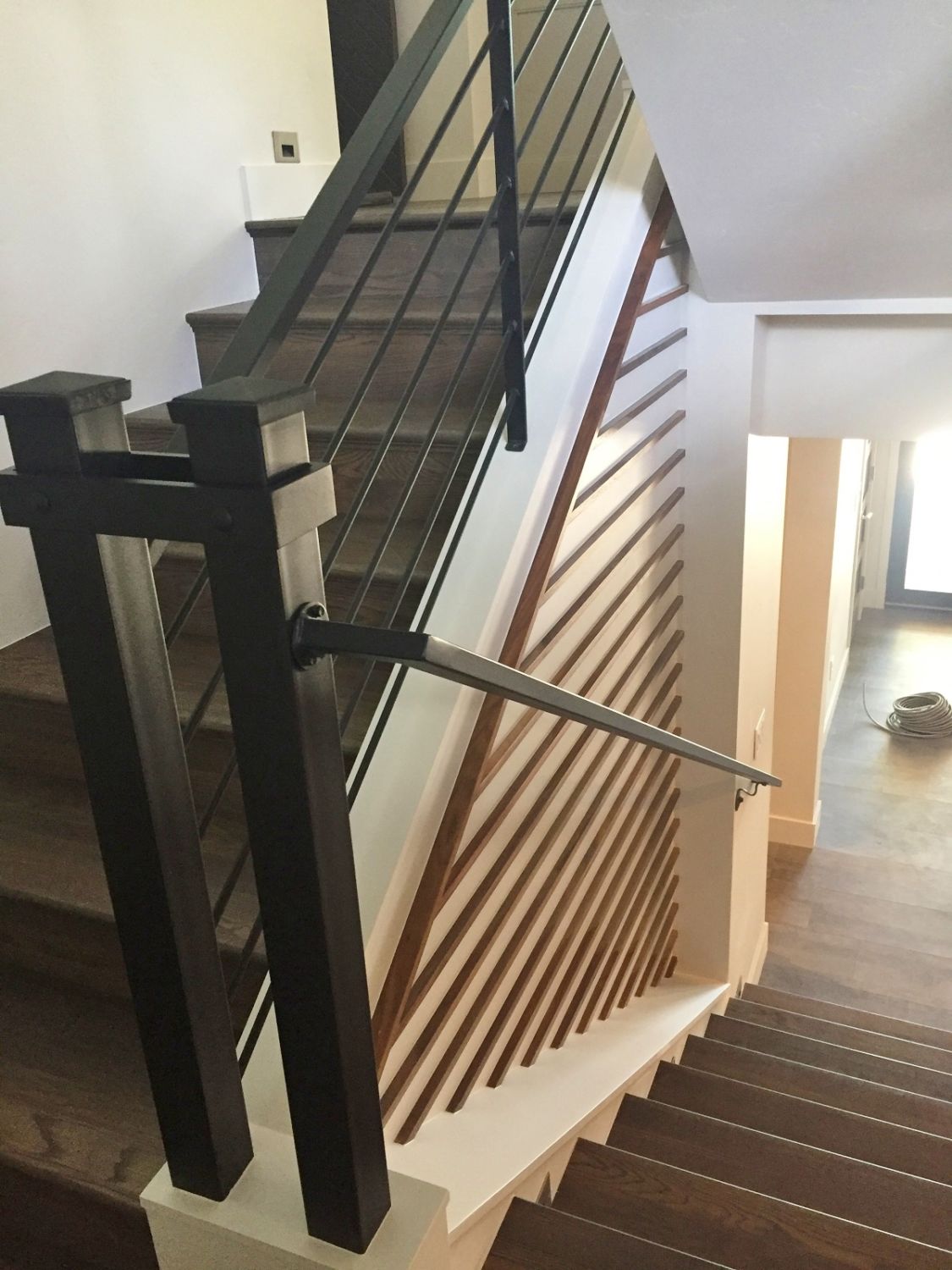 loveland new construction metal stairwell June 2019