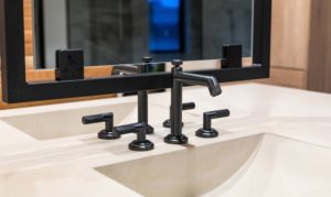 master bathroom remodel back to back sinks plumbing fixtures