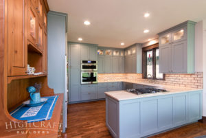 Traditional-blue-kitchen-bath-cabinets