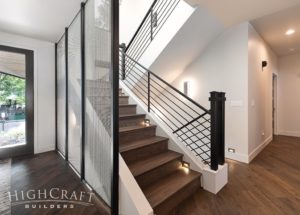 highcraft loveland custom home metal staircase
