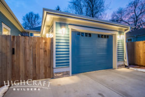 new garage construction blue house fort collins co