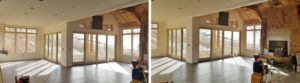 custom_house_builder_contractor_companies_dining_room_great_room_drywall_two_photos