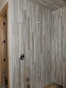 mountain_custom_home_building_master_bathroom_wood_look_shower_tile_progress