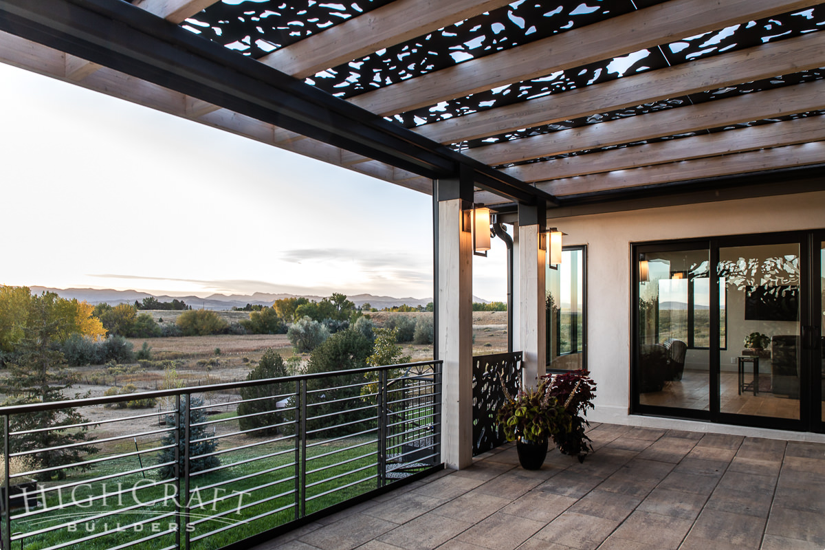 asian_inspired_whole_house_remodel_fort_collins_CO_exterior_covered_second_floor_deck_mountain_view