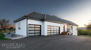 asian_inspired_whole_house_remodel_fort_collins_CO_exterior_garage_doors