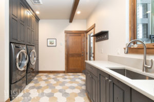 custom_home_construction_laundry_mudroom_hex_tiles