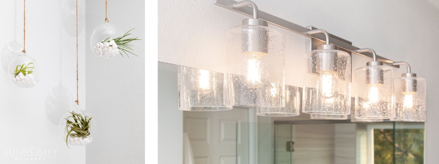 bathroom_and_remodeling_fort_collins_co_hanging_air_plants_seeded_glass_light_fixture