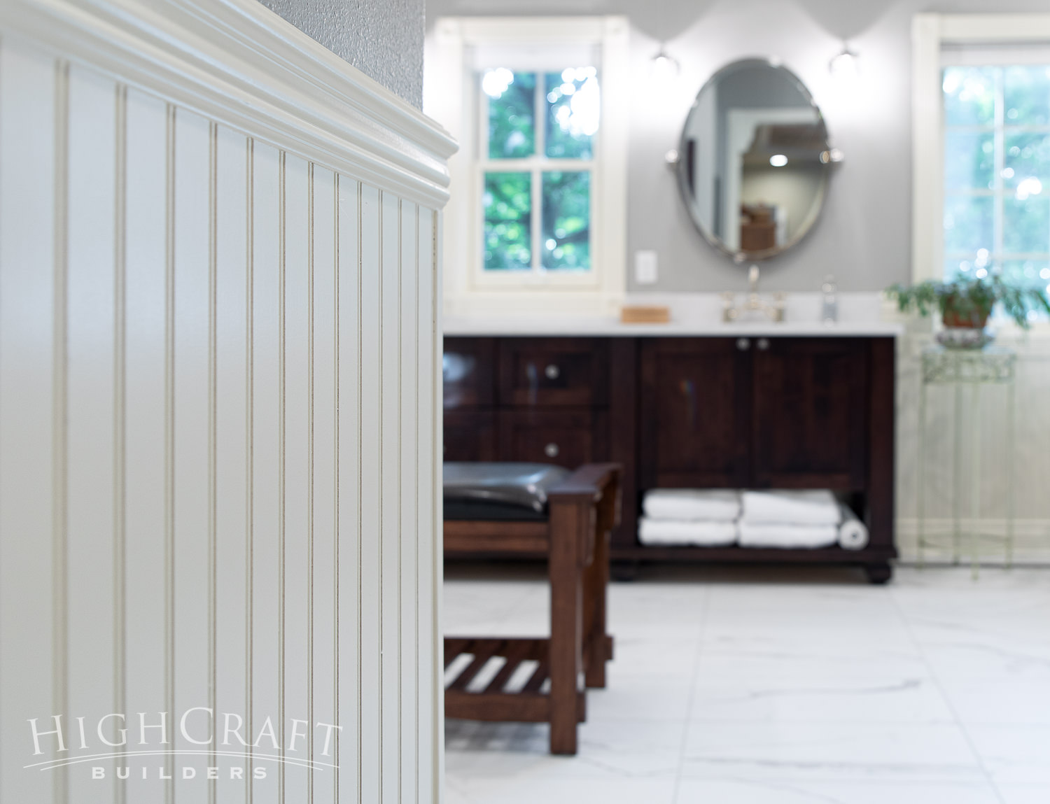 Traditional-Master-Suite-Deck-Master-Bathroom-White-Beadboard-Wainscoting