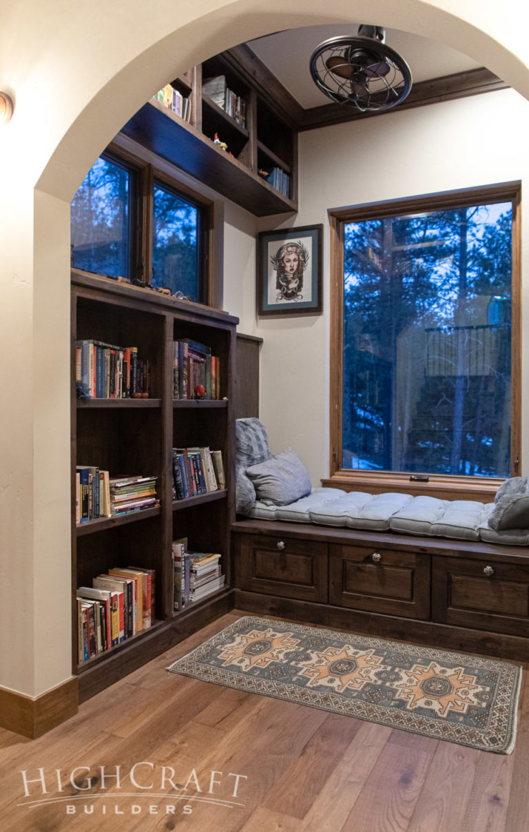 Picture of Off-Grid-Mountain-Homestead-Arched-Reading-Nook - HighCraft
