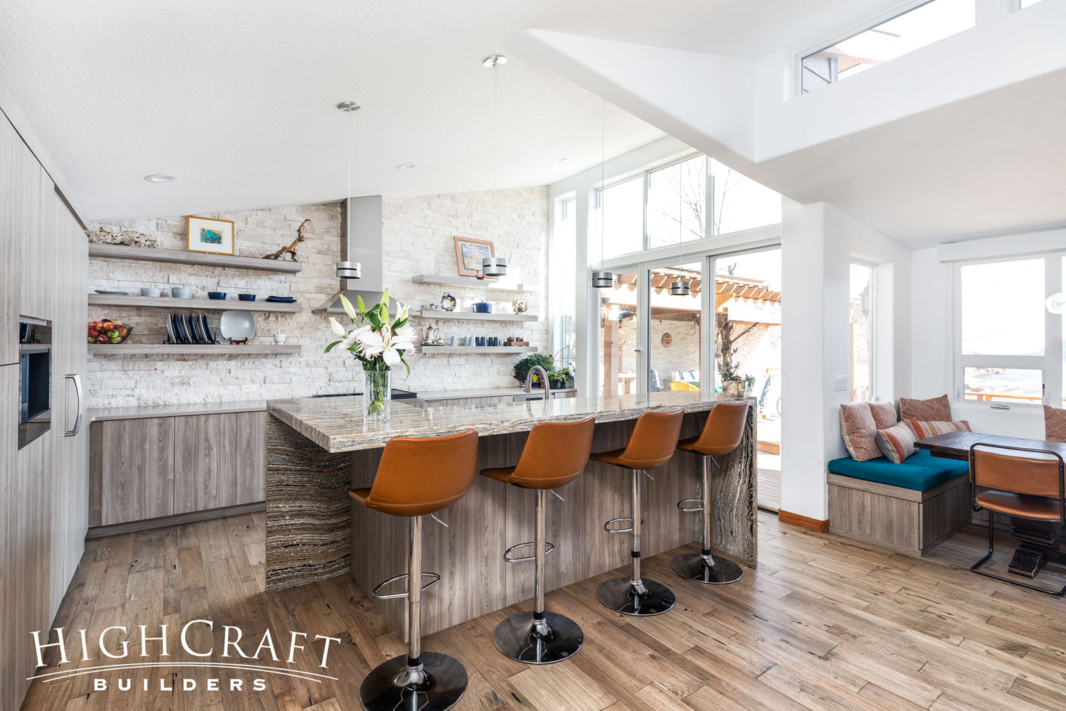 colorado-contemporary-kitchen-and-remodeling-open-concept-leather-bar-stools