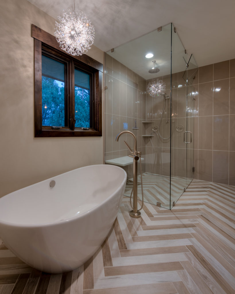 bathroomremodelcurblessshowerpendantlightovertub HighCraft
