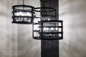 contemporary-custom-home-stairwell-cage-lighting-pendants