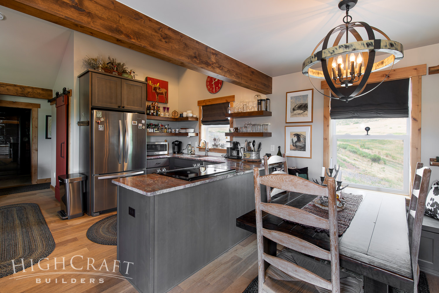 custom-home-800-square-feet-guest-cabin-colorado-kitchen