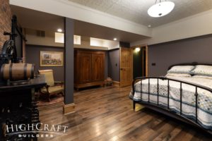 basement-finish-fort-collins-guest-bedroom-tin-ceiling