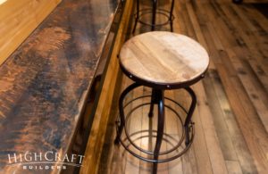 basement-finish-fort-collins-speakeasy-copper-bar-round-stool