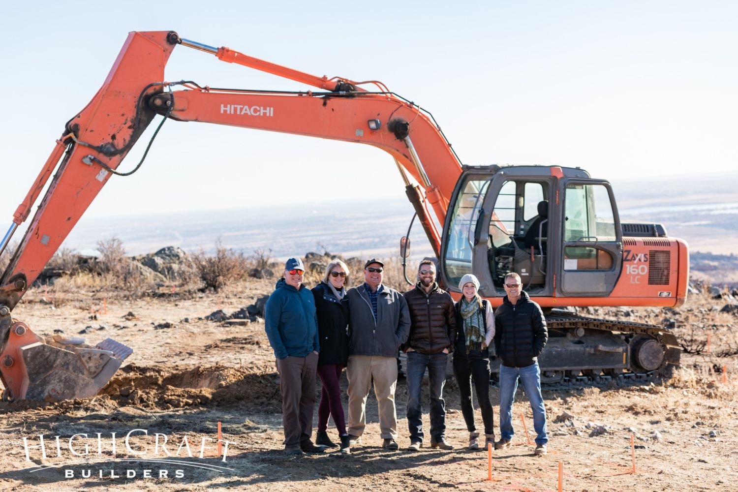 custom-home-groundbreaking-northern-colorado-HighCraft-design-build-team-with-clients