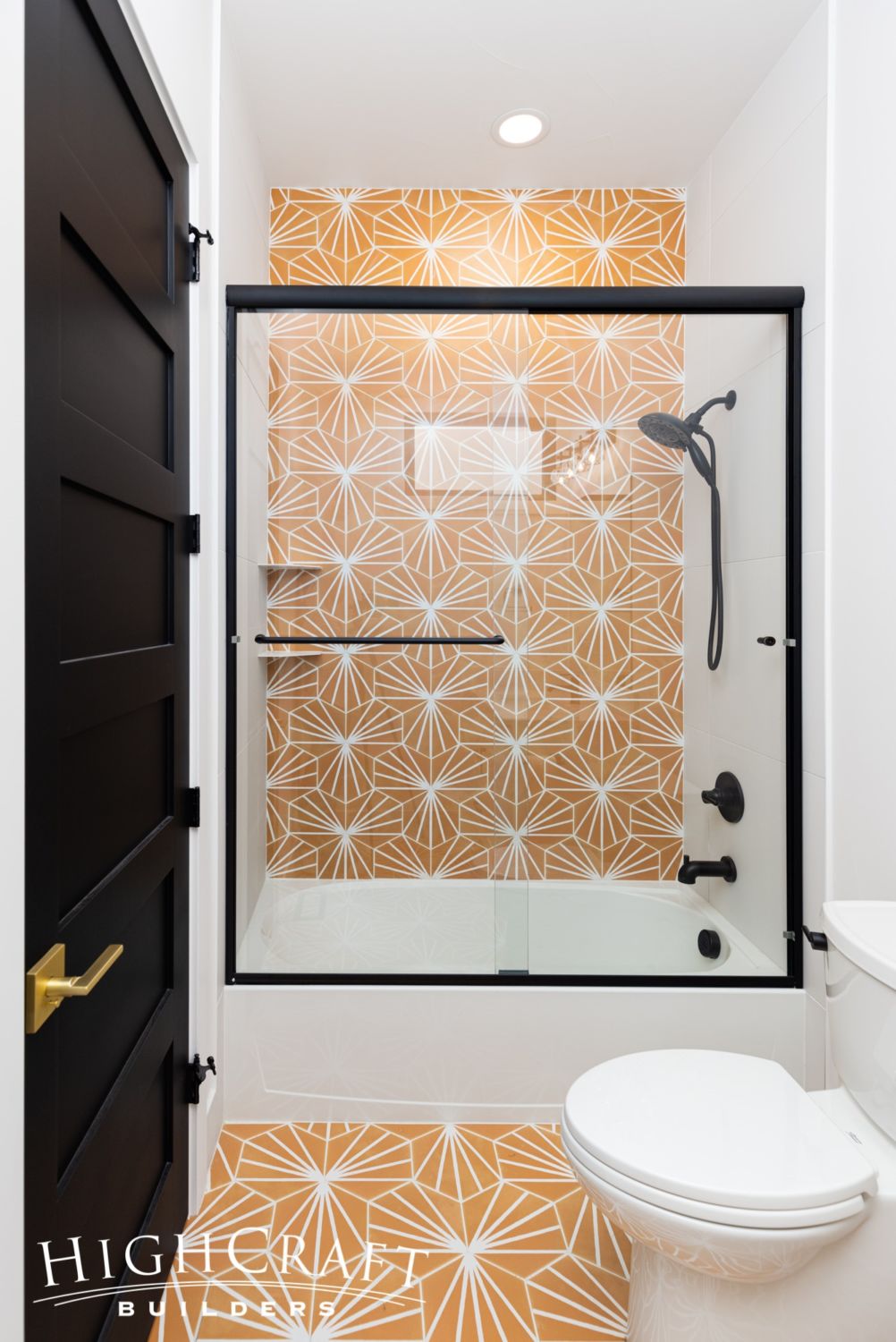 bathroom-remodel-orange-starburst-hex-tiles