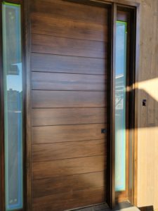custom-home-front-entry-slab-door-progress