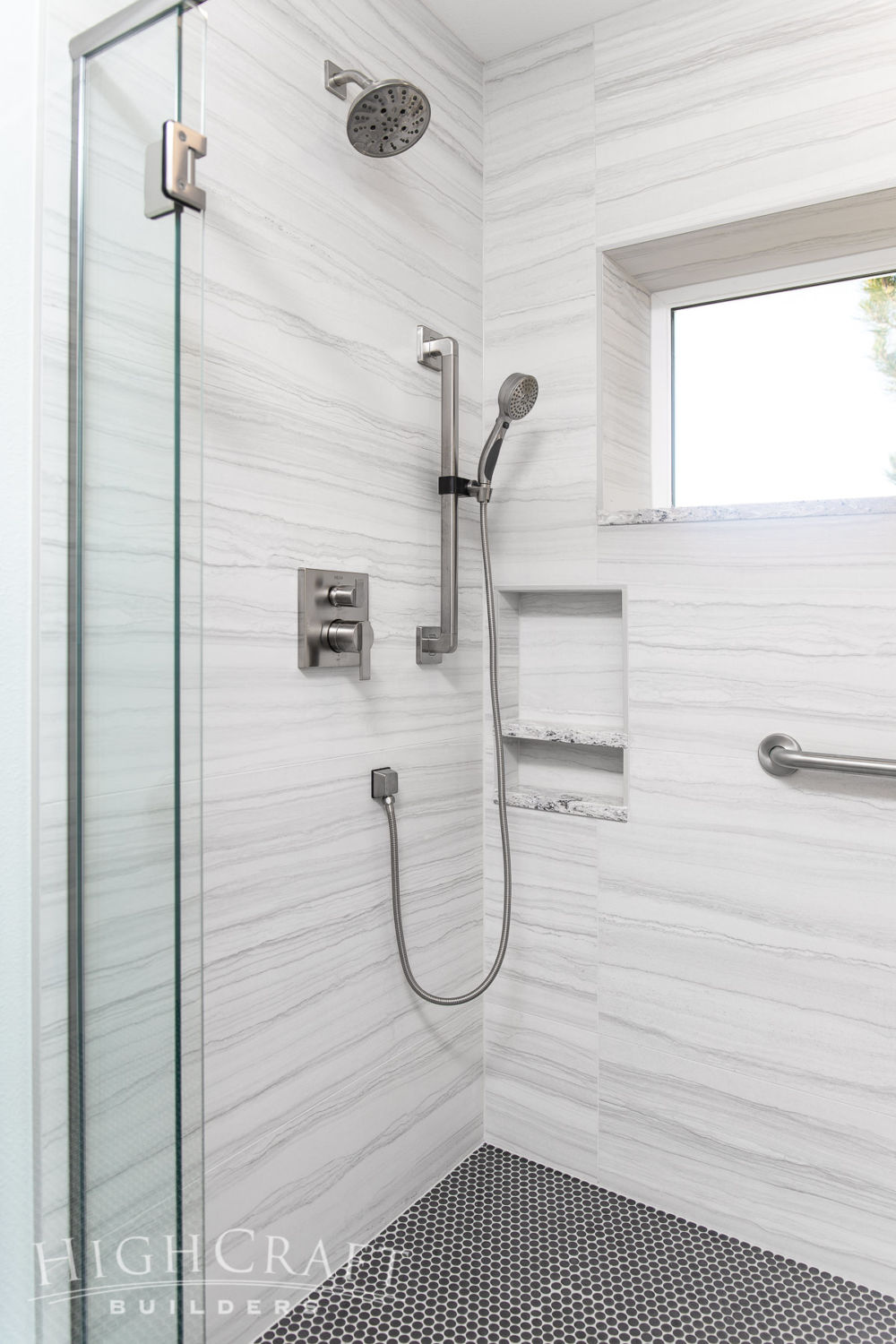 Accessible-Master-Bath-Remodel-Brushed-Nickel-Shower-Fixtures