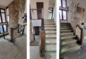 mountain-modern-custom-home-stair-railing-progress