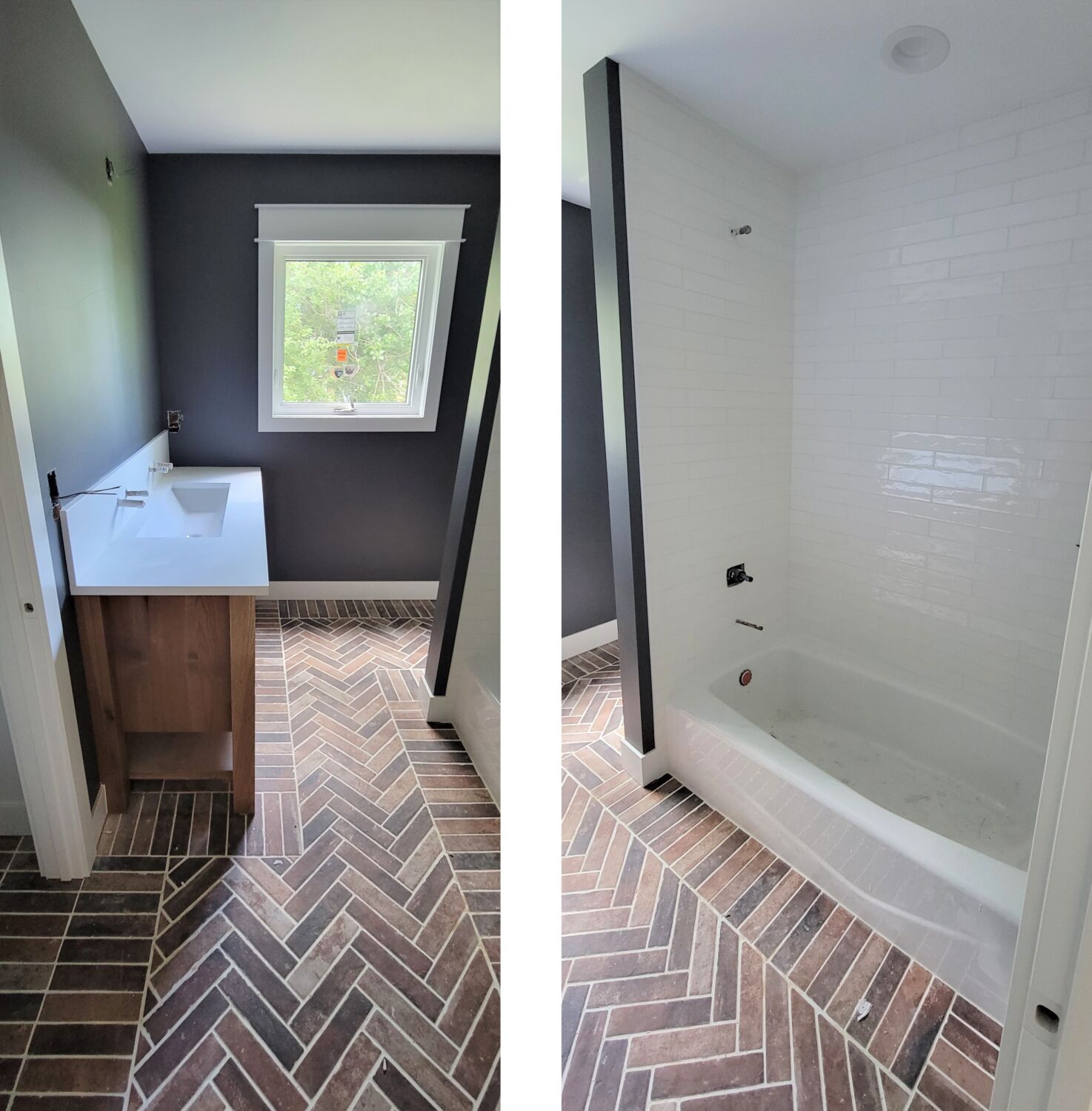 bathroom-remodel-brick-tile-floor-TUB