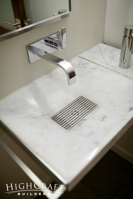 Modern-Mountain-Open-Concept-Chrome-Wall-Faucet-Marble-Floating-Sink-Towel-Bar