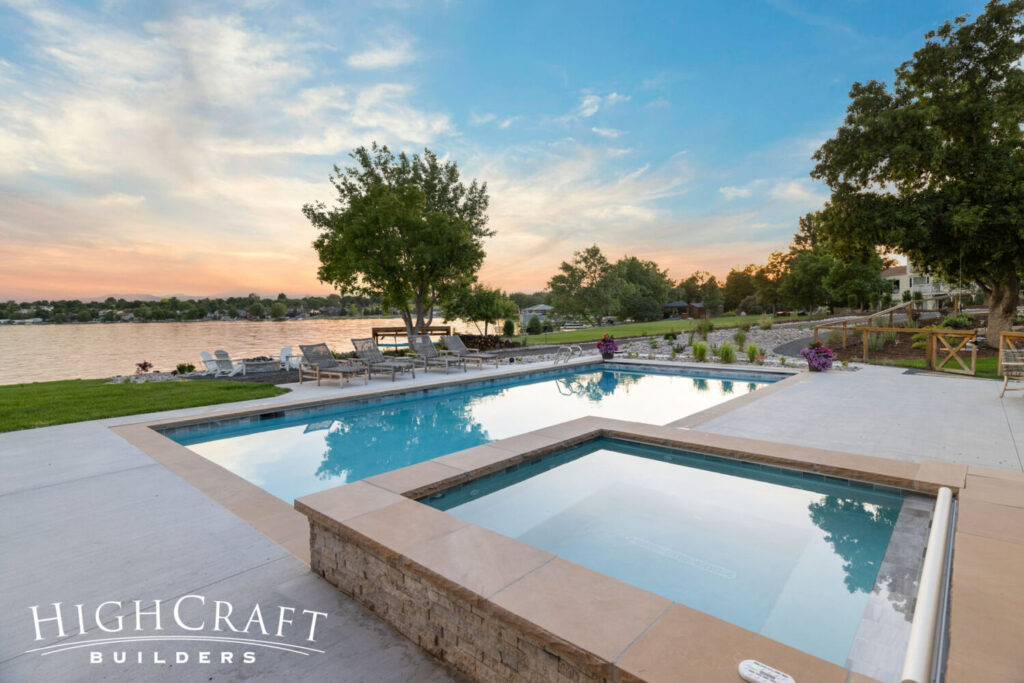 Contemporary Pool House with Indoor-Outdoor Living - HighCraft