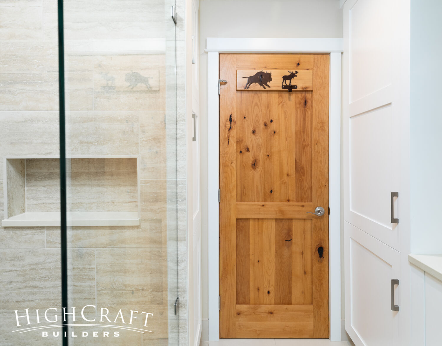Small-Lot-Master-Suite-Addition-Knotty-Alder-Door