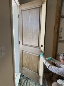 home-remodel-staining-door