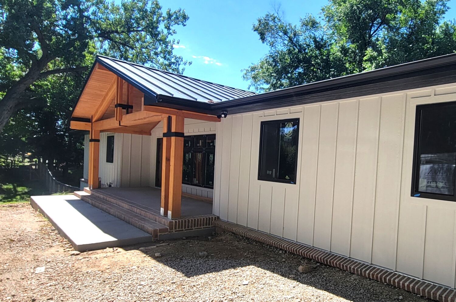 ranch-home-remodel-front-exterior-porch-progress