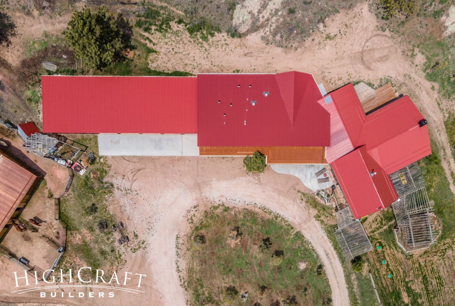 Master-Suite-Addition-Mountain-Ranch-Exterior-red-roof-aerial-photo