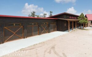Master-Suite-Addition-Mountain-Ranch-Exterior-garage-doors