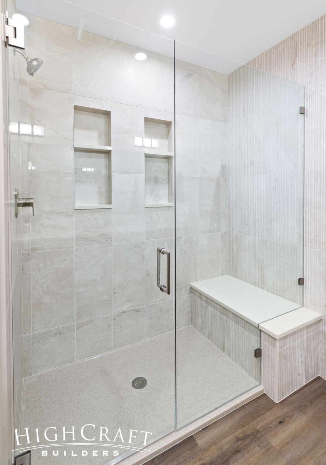 basement-bathroom-remodel-frameless-glass-shower
