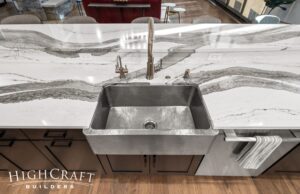 kitchen-remodel-stainless-steel-hammered-apron-sink