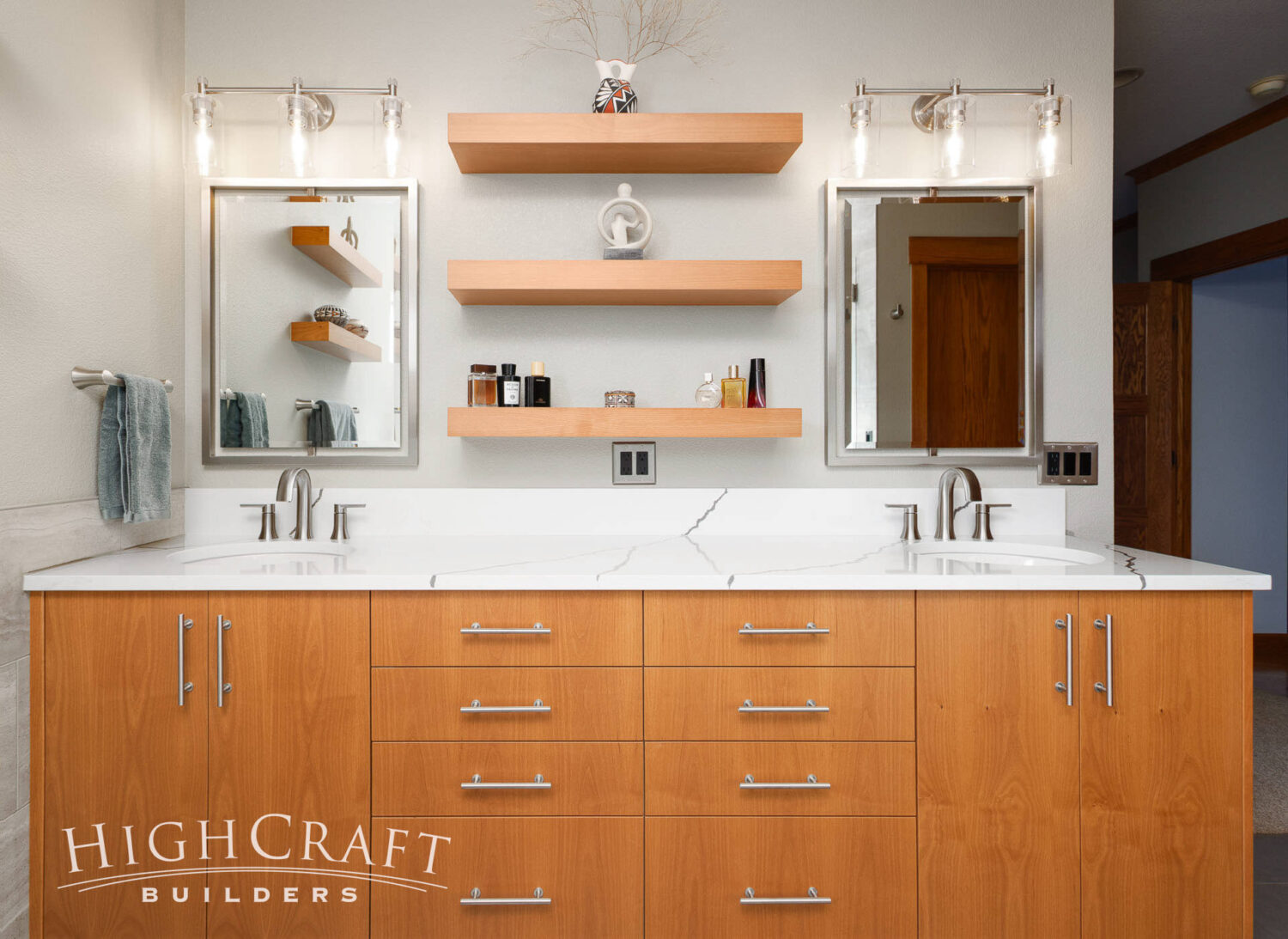 bathroom-remodel-fort-collins-alder-cabinetry-floating-shelves